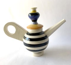 Peter Shire Postmodern Memphis Ceramic Teapot