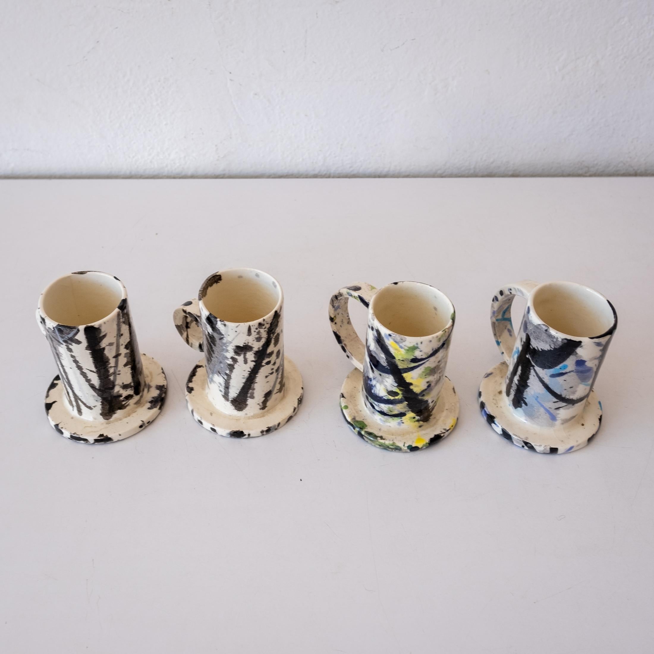 Peter Shire Postmodern Love Cups in Artist Made Box 3
