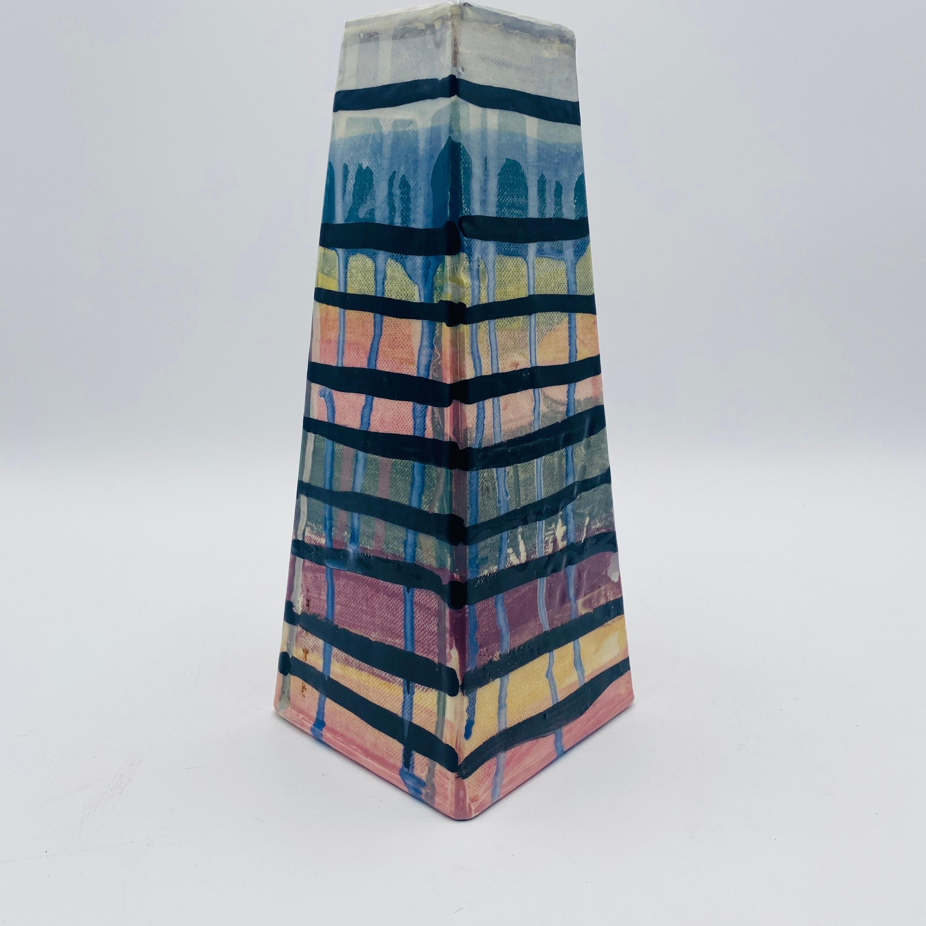 Peter Shire Vaso a piramide EXP 2010 in vendita 1