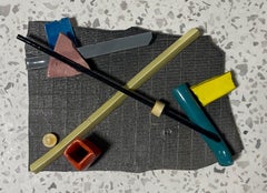 Peter Shire Signed Memphis Milano California Studio Pottery Wall Sculpture, 1981