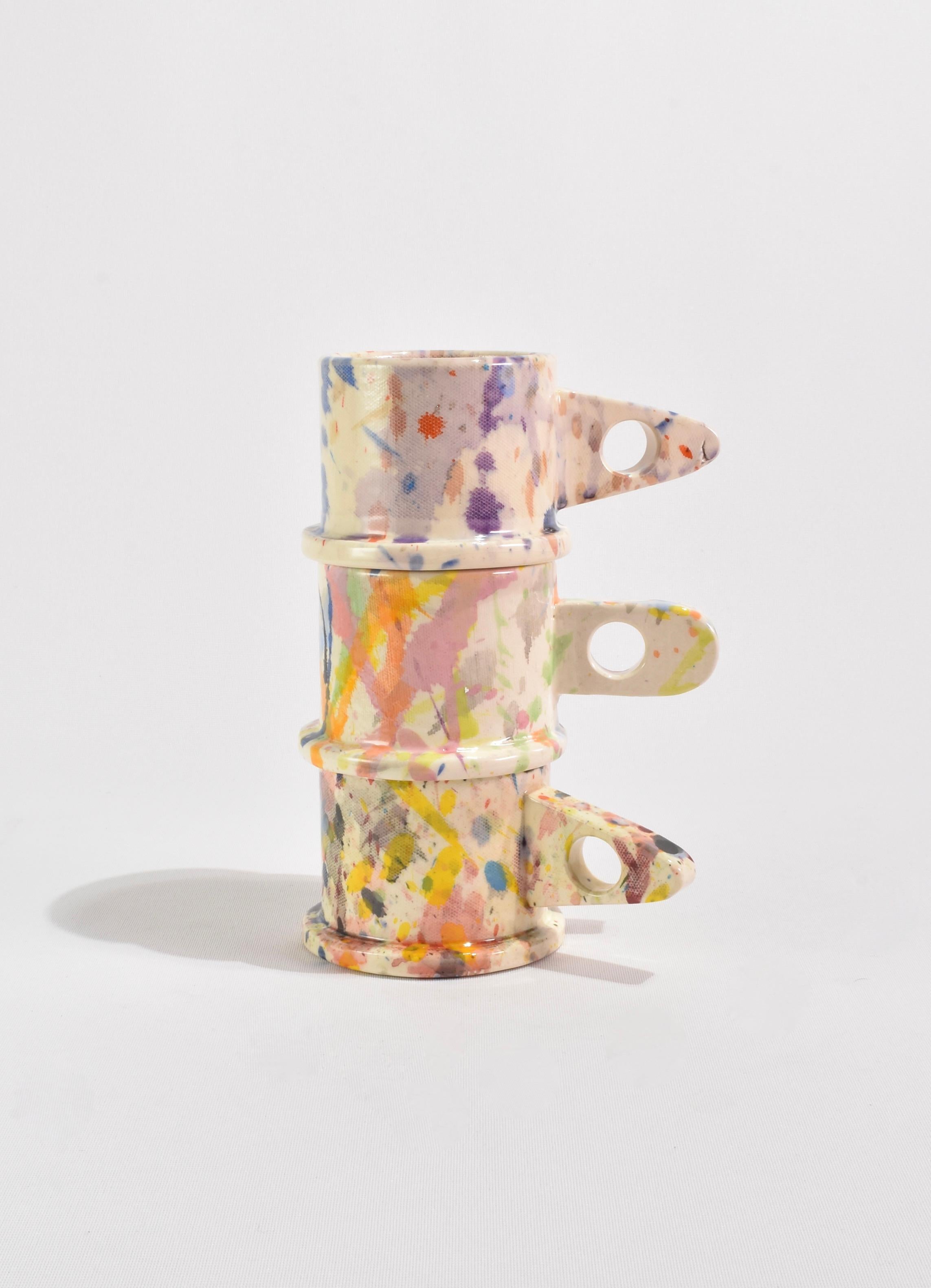 Contemporary Peter Shire Splatter Mug For Sale