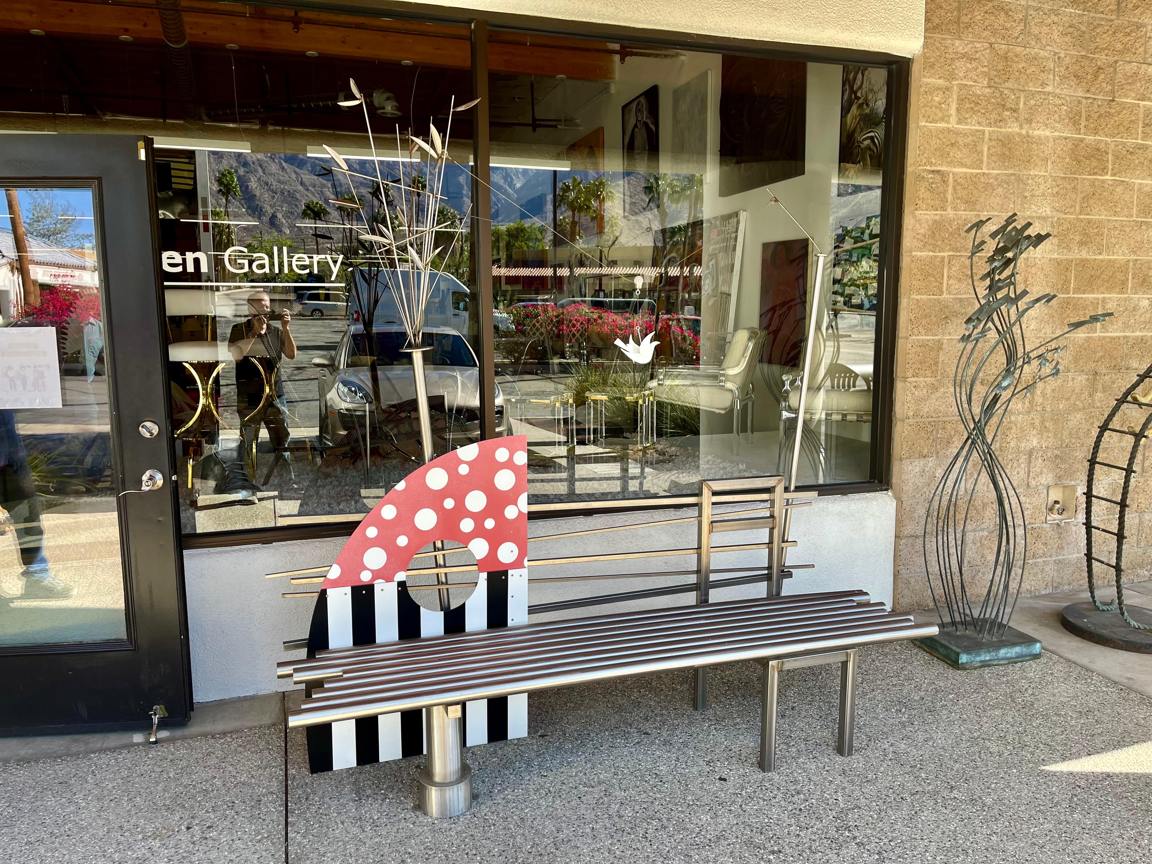 Peter Shire Steel Sculpture In Good Condition For Sale In Palm Springs, CA