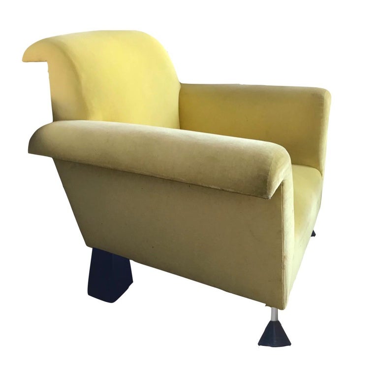Modern Peter Shire Wexler Lounge Chair For Sale