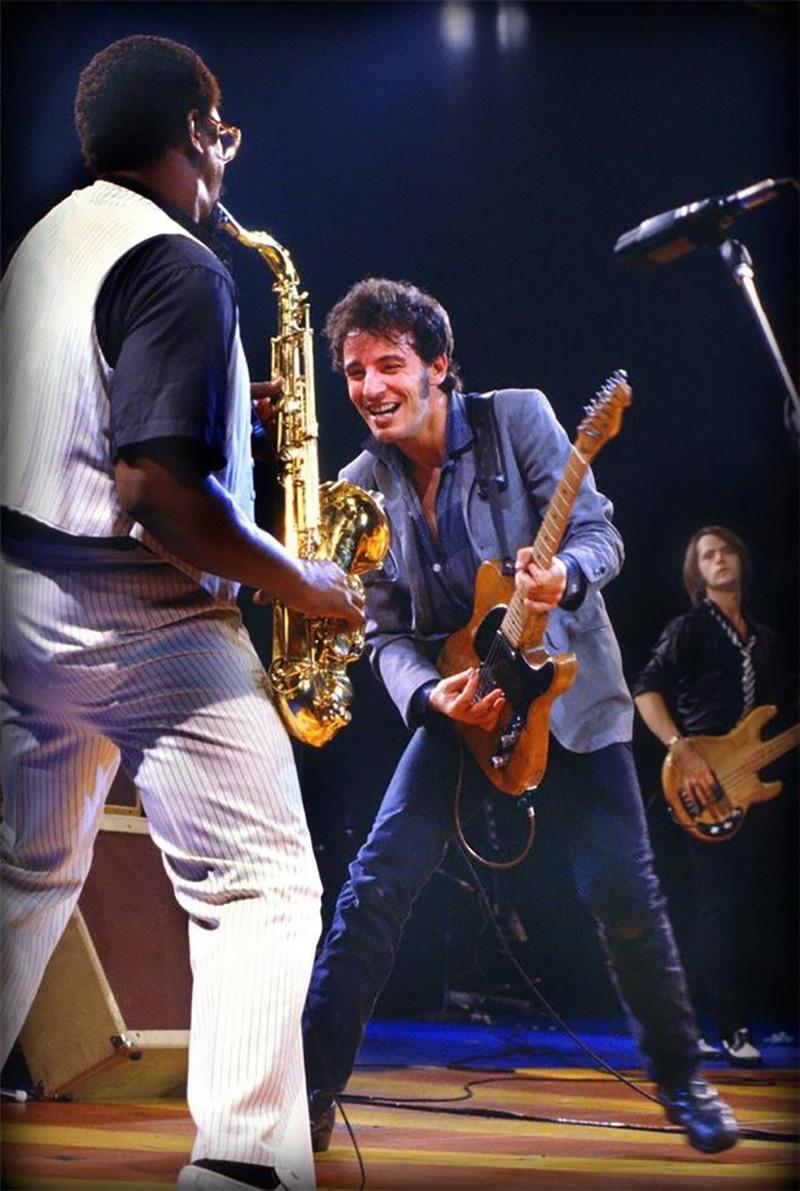 Peter Simon Color Photograph - Clarence Clemons and Bruce Springsteen, E Street Band, NY, 1979