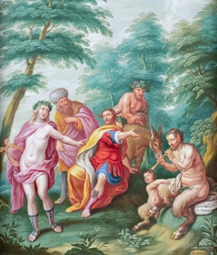 The Musical Contest between Apollo and Marsyas, signed P. Sion, Antwerp 17th c.