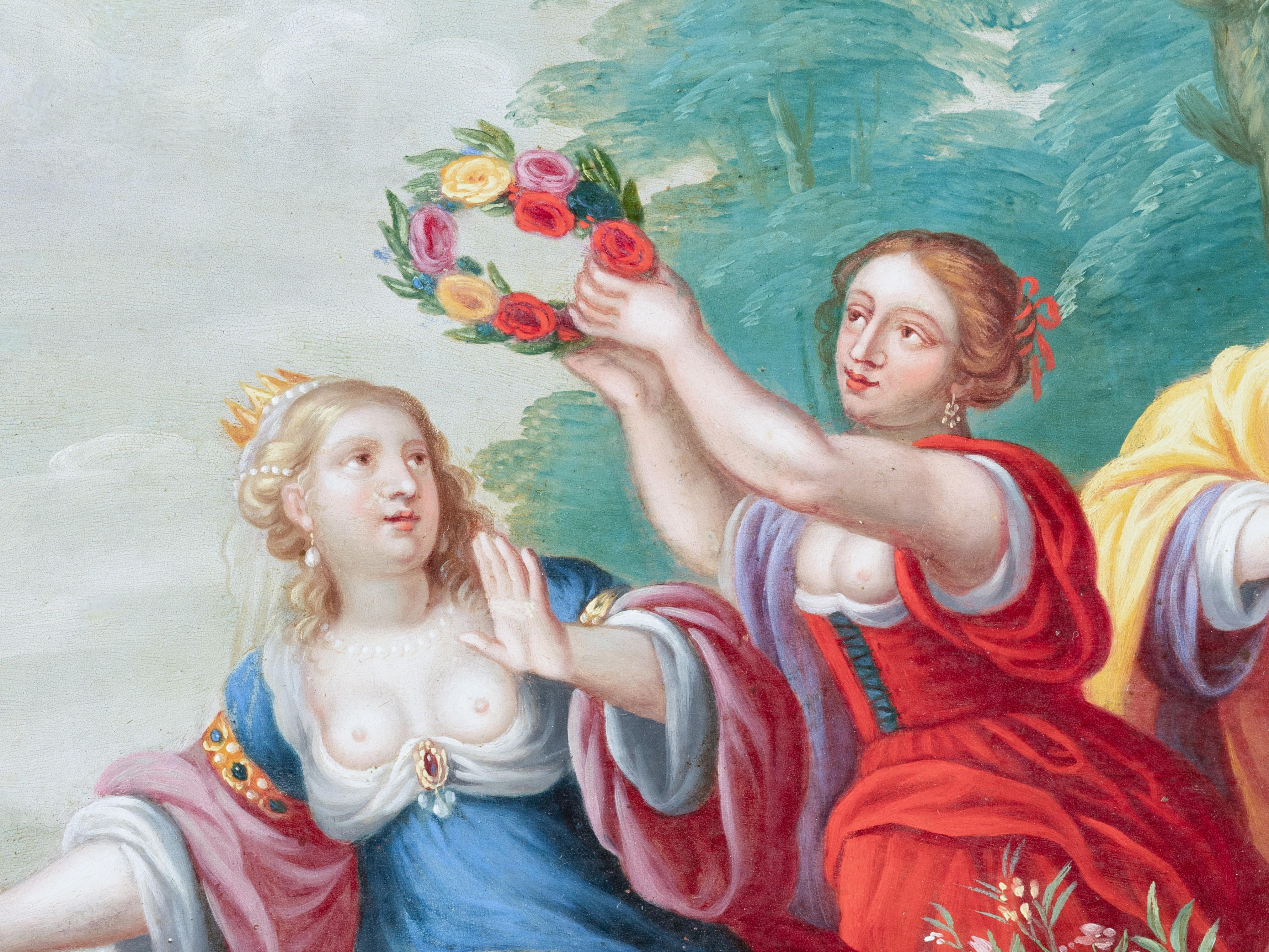 Il ratto di Europa, firmato Peters Sion (1624-1695), Anversa, XVII secolo in vendita 2
