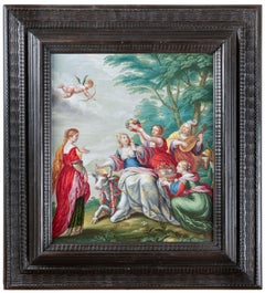 El rapto de Europa, firmado Peter Sion (1624-1695), Amberes, siglo XVII