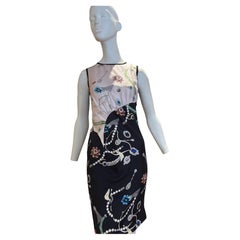 Peter Som Notable Silk Dress from His Pre-Fall 2012 Collection Size 4