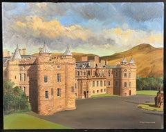 HolyRood Palace Scotland Royal Palace in Edinburgh Original Oil Painting