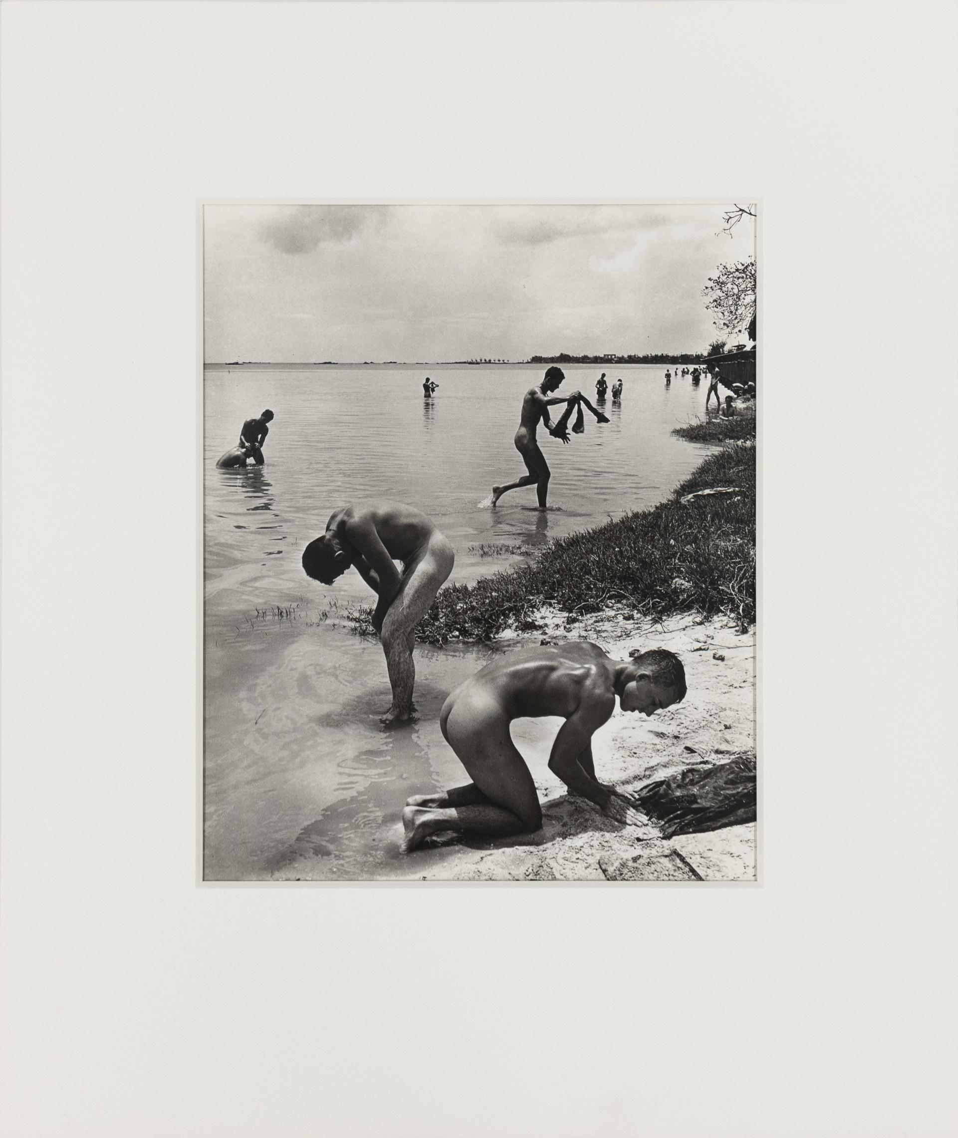 This is a black and white photograph by Peter Stackpole taken in 1944 - this work is offered by CLAMP in New York City.

1944/1970s

Signed in pencil, l.r.; Also signed in pencil, verso

Gelatin silver print 

12.25 x 10 inches (31.1 x 25.4 cm),