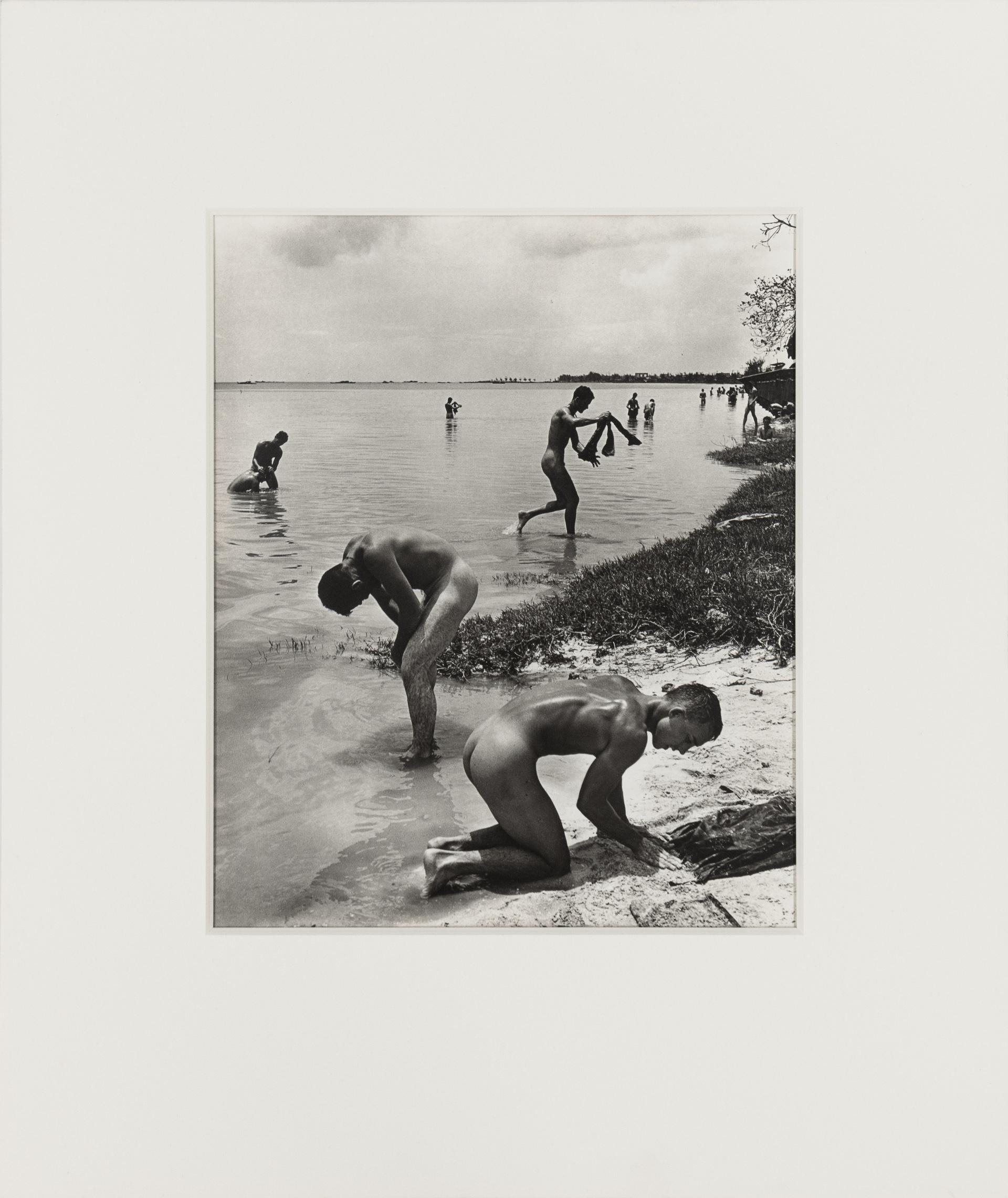 2nd Marine Division, Saipan - Gray Nude Photograph by Peter Stackpole