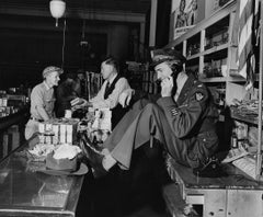 Jimmy Stewart, upon his return from WWII, Indiana, PA, 1947
