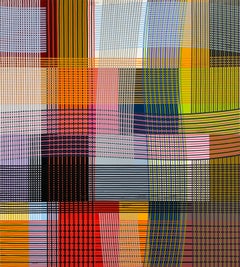 Stephen A. Peters "Oh Vivienne!" 2025, acrilico e collage su pannello di legno