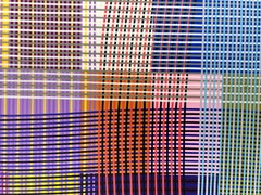 Stephen A. Peters "Sugar Junction" 2026 acrilico e collage su pannello di legno