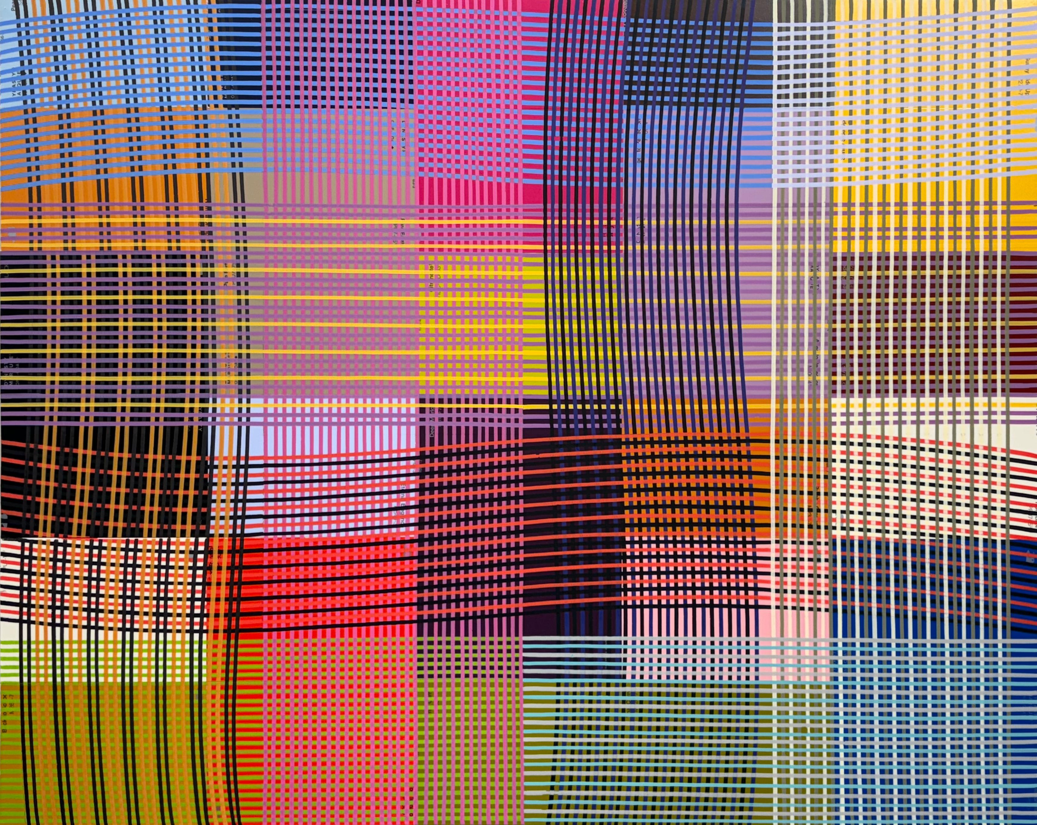 Peter Stephens "Sugar Junction" 2026 acrylic and collage on wood panel
