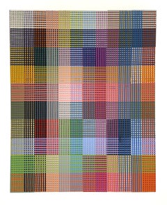 "Quadrivium 64A" 2024 acrilico e collage su carta