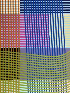 "Quadrivium 70" 2024 acrylic and collage on paper