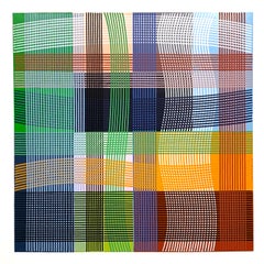 "Quadrivium 78" 2024 acrylique et collage sur papier