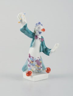 Peter Strang for Meissen, Figure in Hand-Painted Porcelain, Conductor