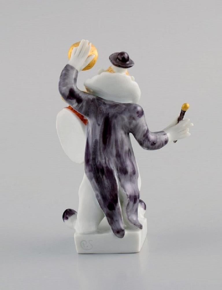 German Peter Strang for Meissen, Figure in Hand-Painted Porcelain, Drummer For Sale