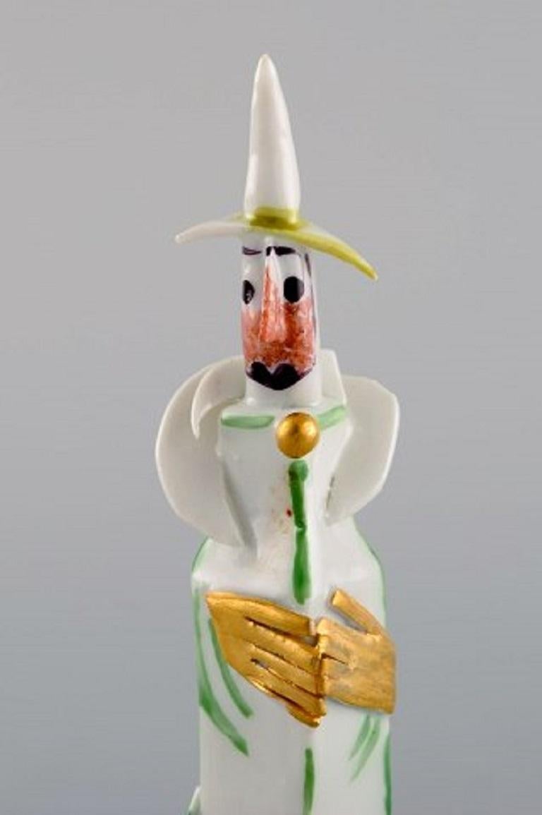 Peter Strang (b.1936) for Meissen. Figure in hand-painted porcelain, Late 20th century.
Measures: 9.5 x 3 cm.
In excellent condition.
Stamped.