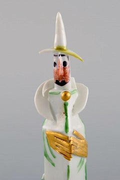 Peter Strang for Meissen, Figure in Hand-Painted Porcelain, Late 20th C