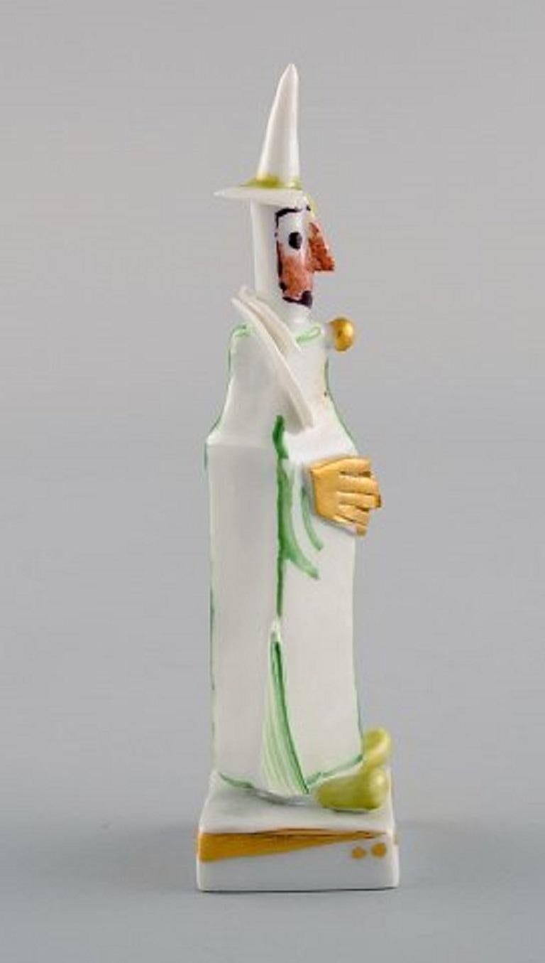 Peter Strang for Meissen, Figure in Hand-Painted Porcelain, Late 20th C In Excellent Condition For Sale In Copenhagen, DK