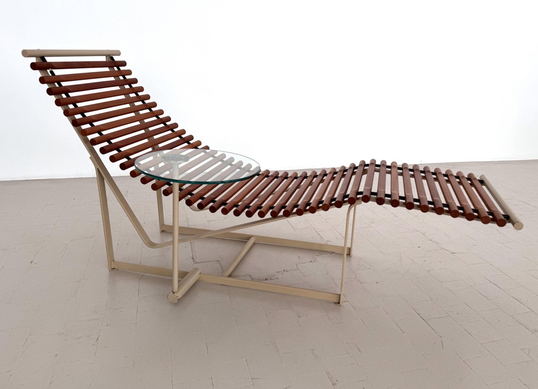 Peter Strassl Lounge Chair Chaise Longue for Strässle International, 1970s (Ende des 20. Jahrhunderts) im Angebot