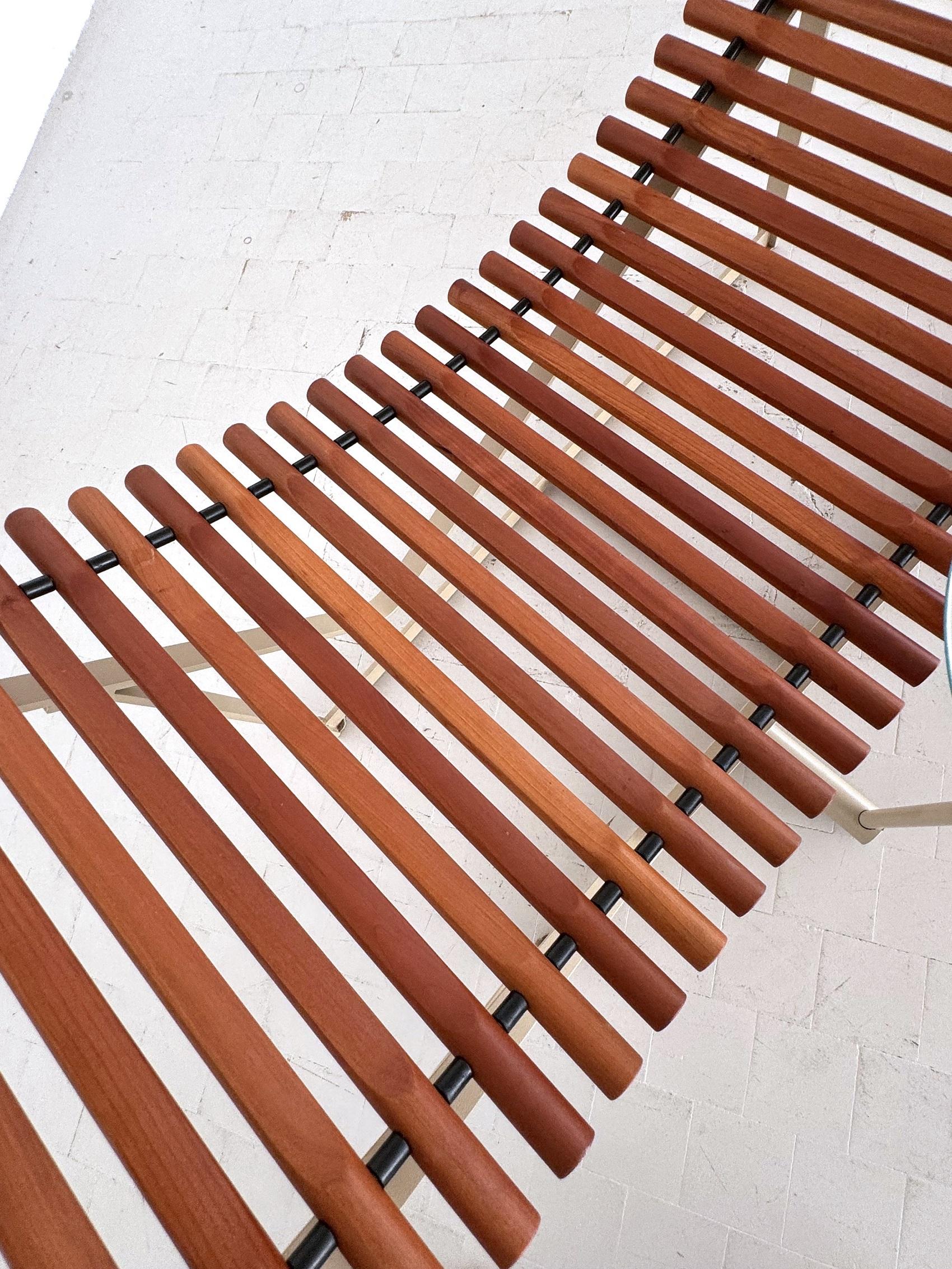 Peter Strassl Lounge Chair Chaise Longue for Strässle International, 1970s (Stahl) im Angebot
