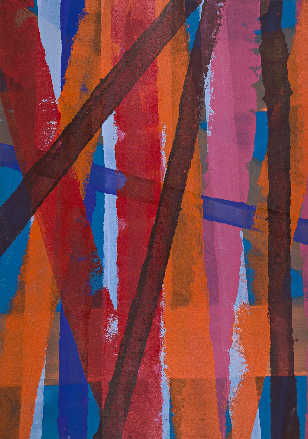 Peter Stroud Abstract Painting - Untitled