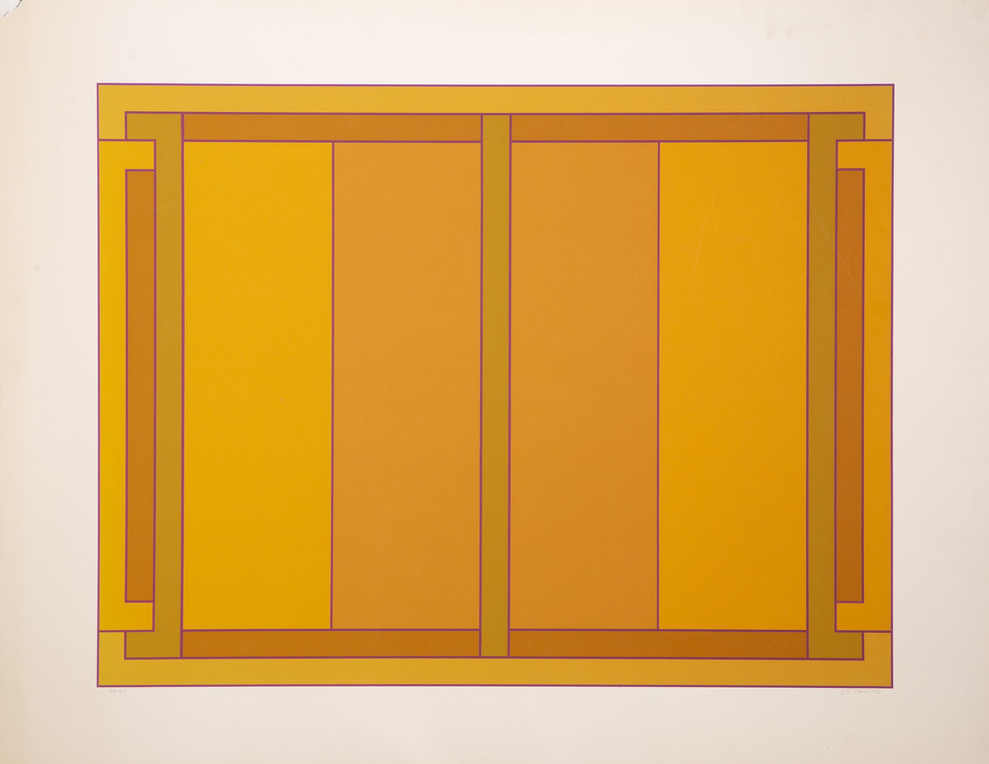 The Clifford Suite, Abstract Geometric Screenprint by Peter Stroud For Sale 1