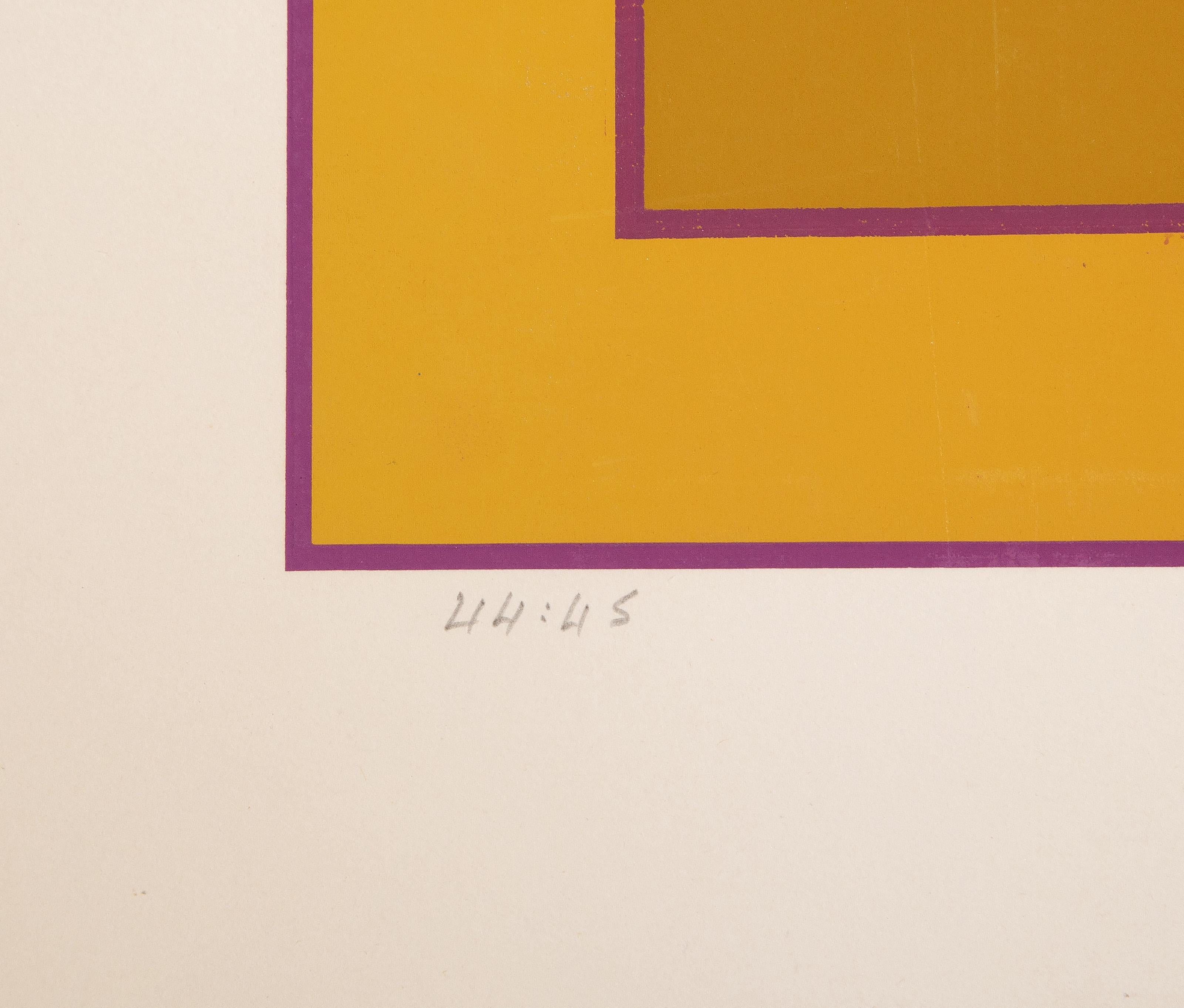 The Clifford Suite, Abstract Geometric Screenprint by Peter Stroud For Sale 2