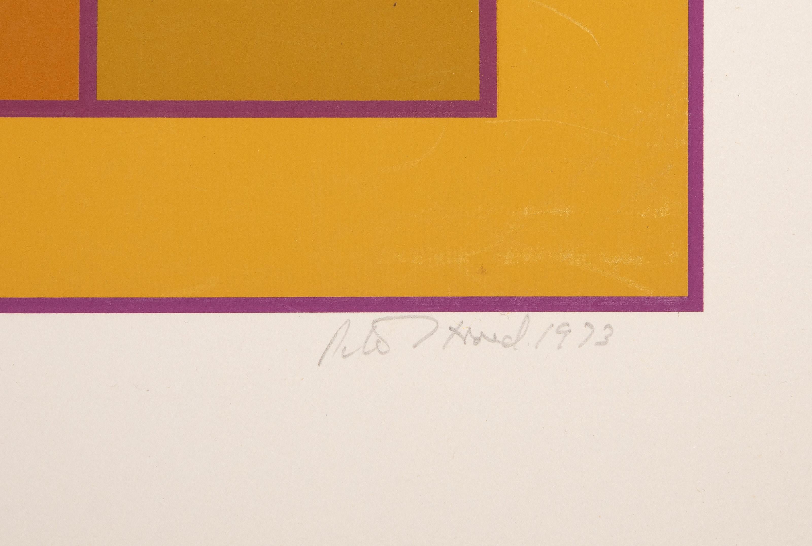 The Clifford Suite, Abstract Geometric Screenprint by Peter Stroud For Sale 3
