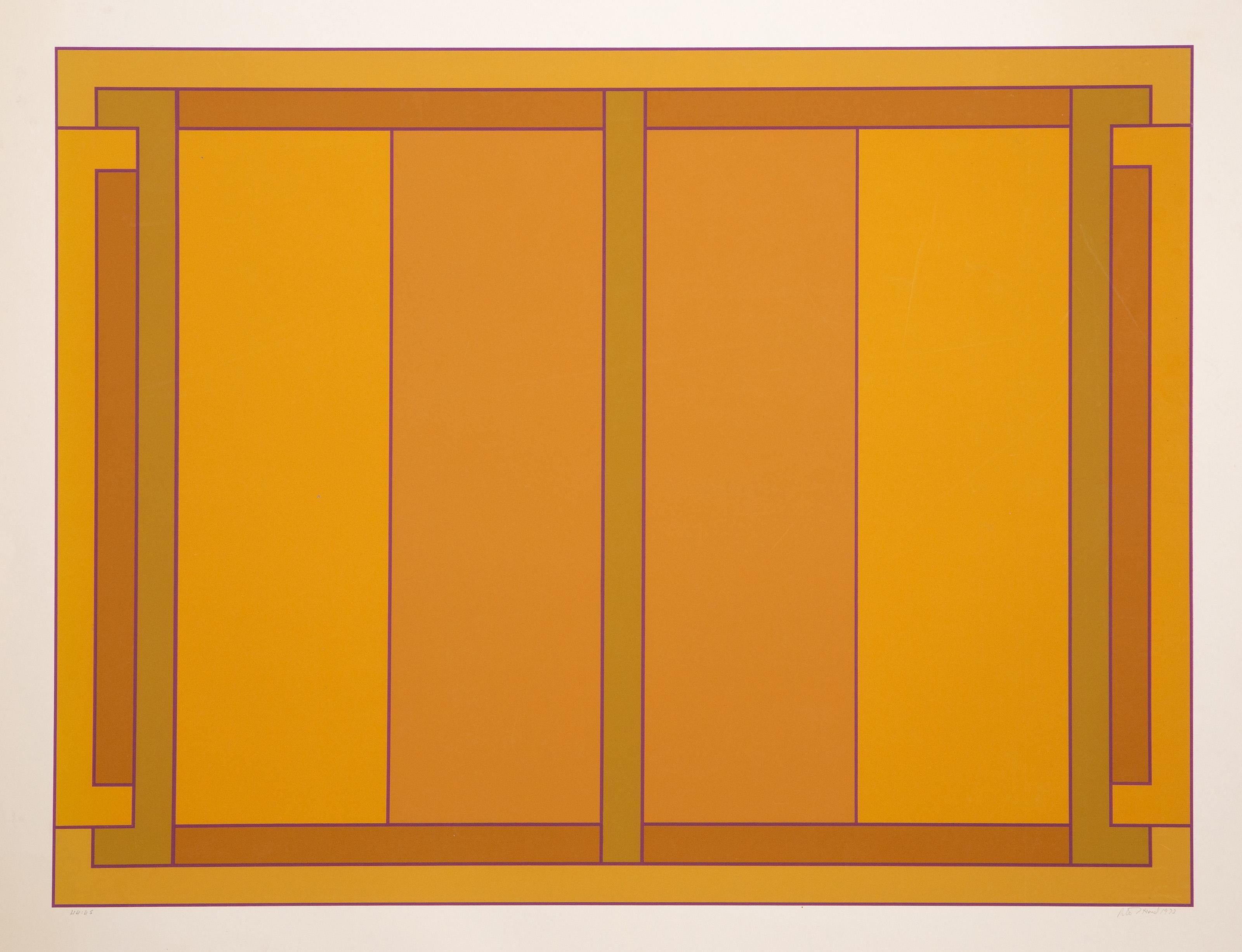 Peter Stroud, British (1921 - 2012) - The Clifford Suite, Year: 1973, Medium: Screenprint, signed, dated and numbered in pencil, Edition: 44/45, Image Size: 27 x 36.25 inches, Size: 32 x 44 in. (81.28 x 111.76 cm)