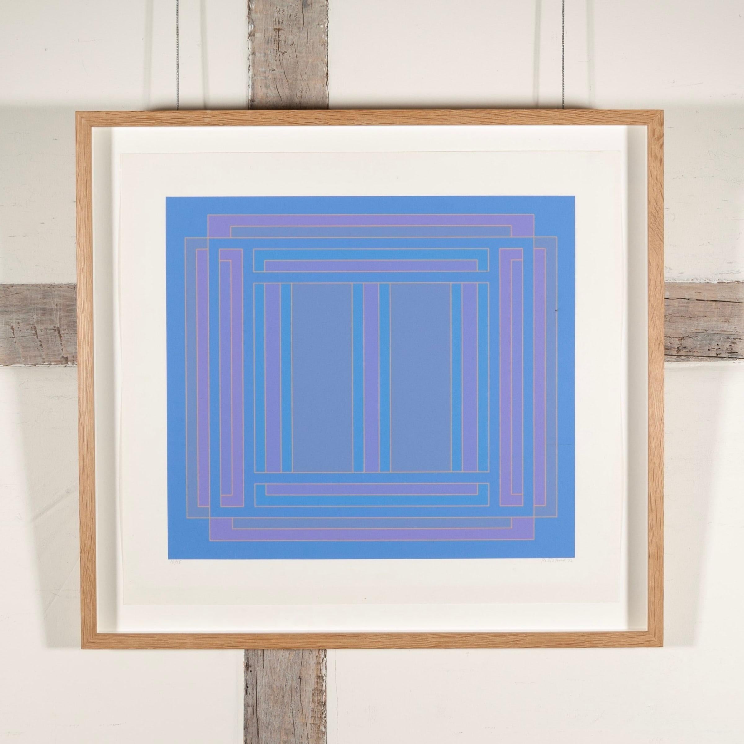 The Clifford Suite VI, Blue and Purple Abstract Print, 1972 For Sale 1