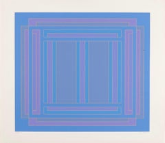The Clifford Suite VI, Blue and Purple Abstract Print, 1972