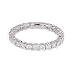 Peter Suchy 1.00 Carat Diamond Platinum Eternity Band Ring