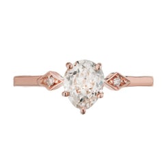 Peter Suchy 1.00 Karat Diamant Rose Gold Verlobungsring