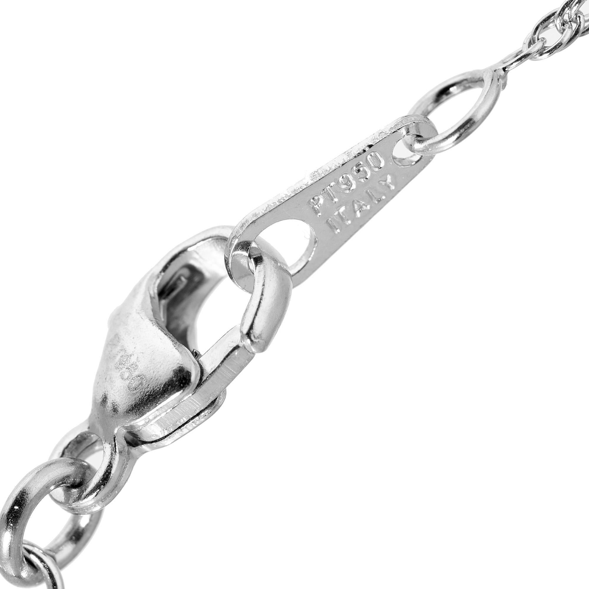 Women's Peter Suchy 1.02 Carat Fancy Yellow Diamond Platinum Pendant Necklace For Sale