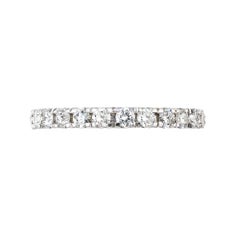 Peter Suchy 1.13 Carat Diamond Platinum Eternity Band Ring
