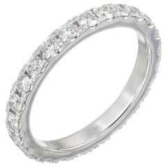 Peter Suchy 1.13 Carat Diamond Platinum Eternity Band Ring
