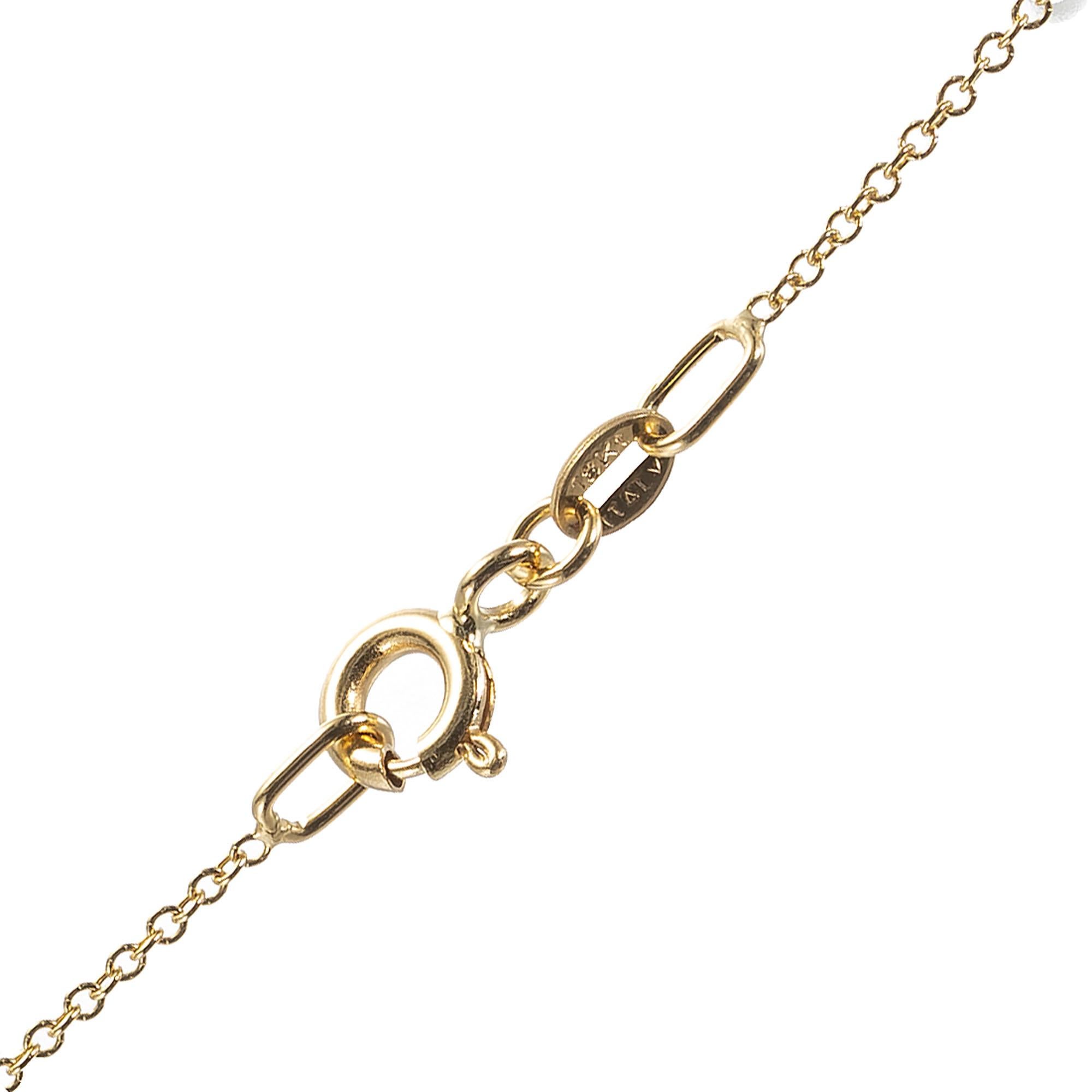 Women's Peter Suchy 1.15 Carat Diamond Yellow Gold Cross Pendant Necklace