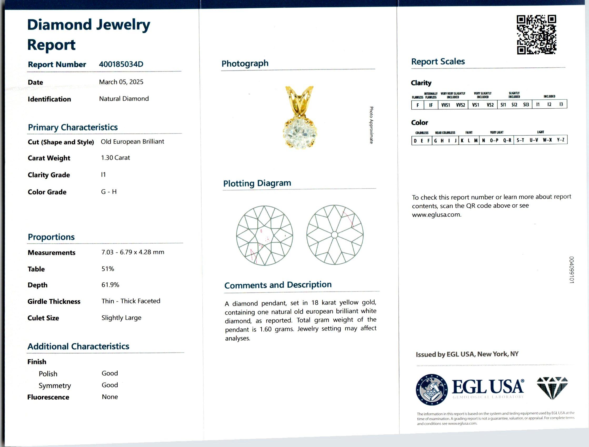 Peter Suchy, collana con ciondolo a volute in oro giallo e diamanti da 1,30 carati In condizioni Nuovo in vendita a Stamford, CT
