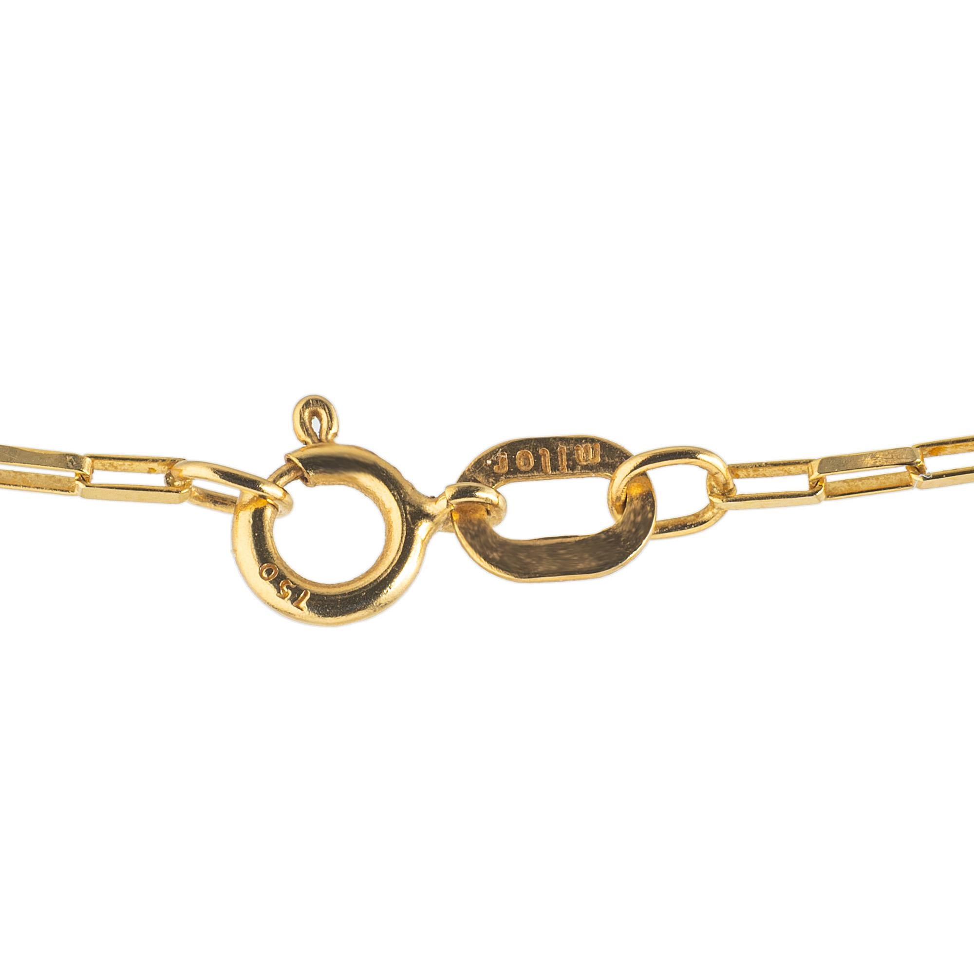 Peter Suchy, collana con ciondolo a volute in oro giallo e diamanti da 1,30 carati in vendita 1