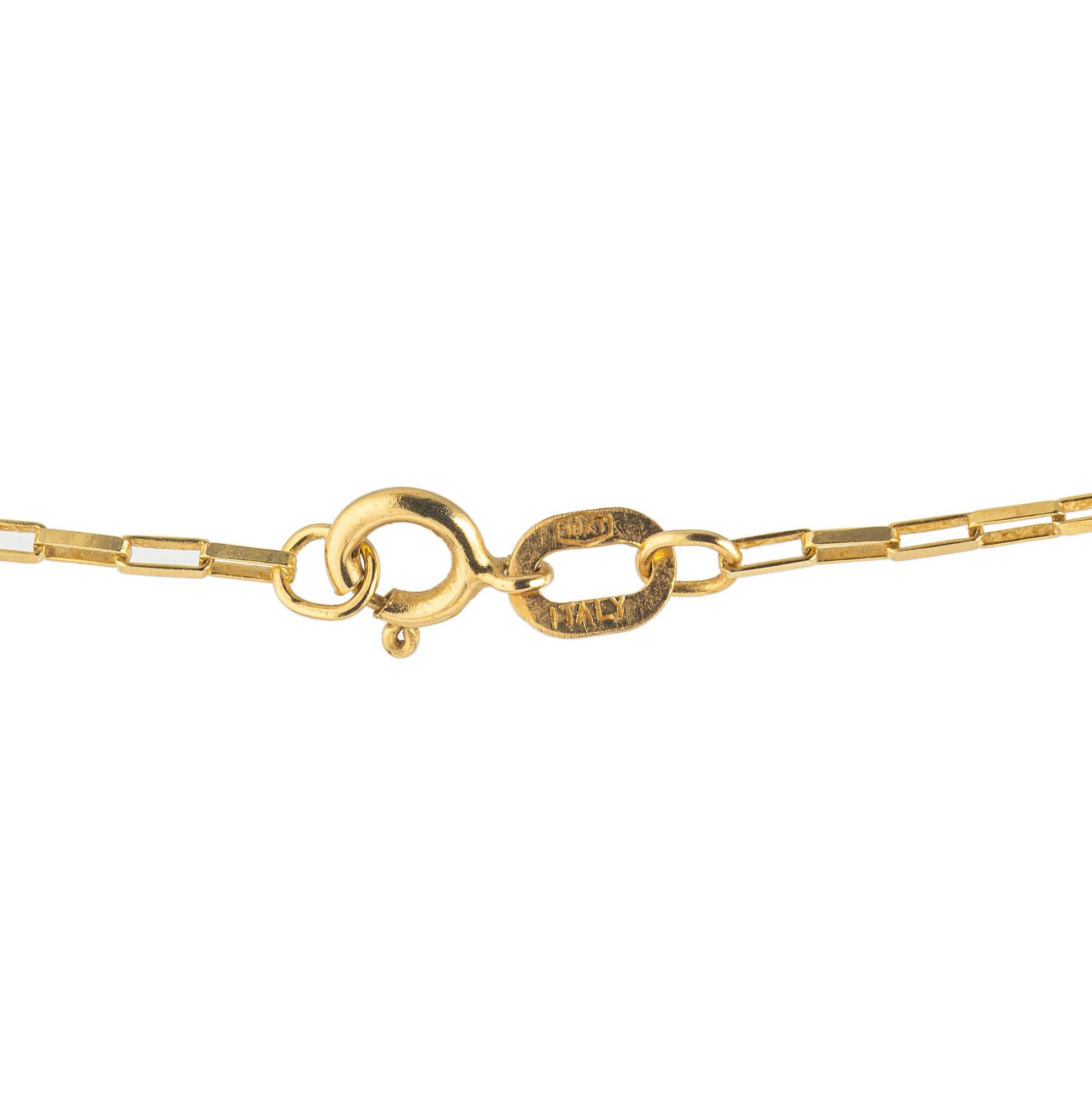 Peter Suchy, collana con ciondolo a volute in oro giallo e diamanti da 1,30 carati in vendita 2