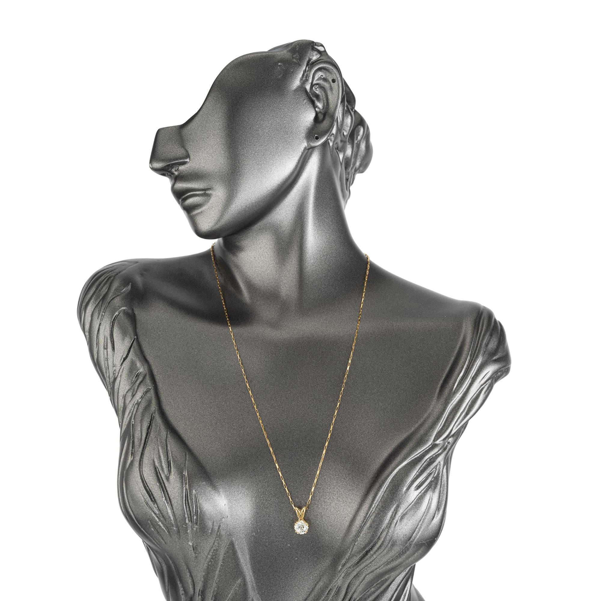 Peter Suchy, collana con ciondolo a volute in oro giallo e diamanti da 1,30 carati in vendita 3