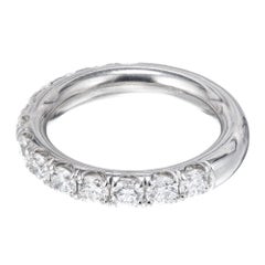 Peter Suchy 1.50 Carat Round Diamond Wedding Band Ring