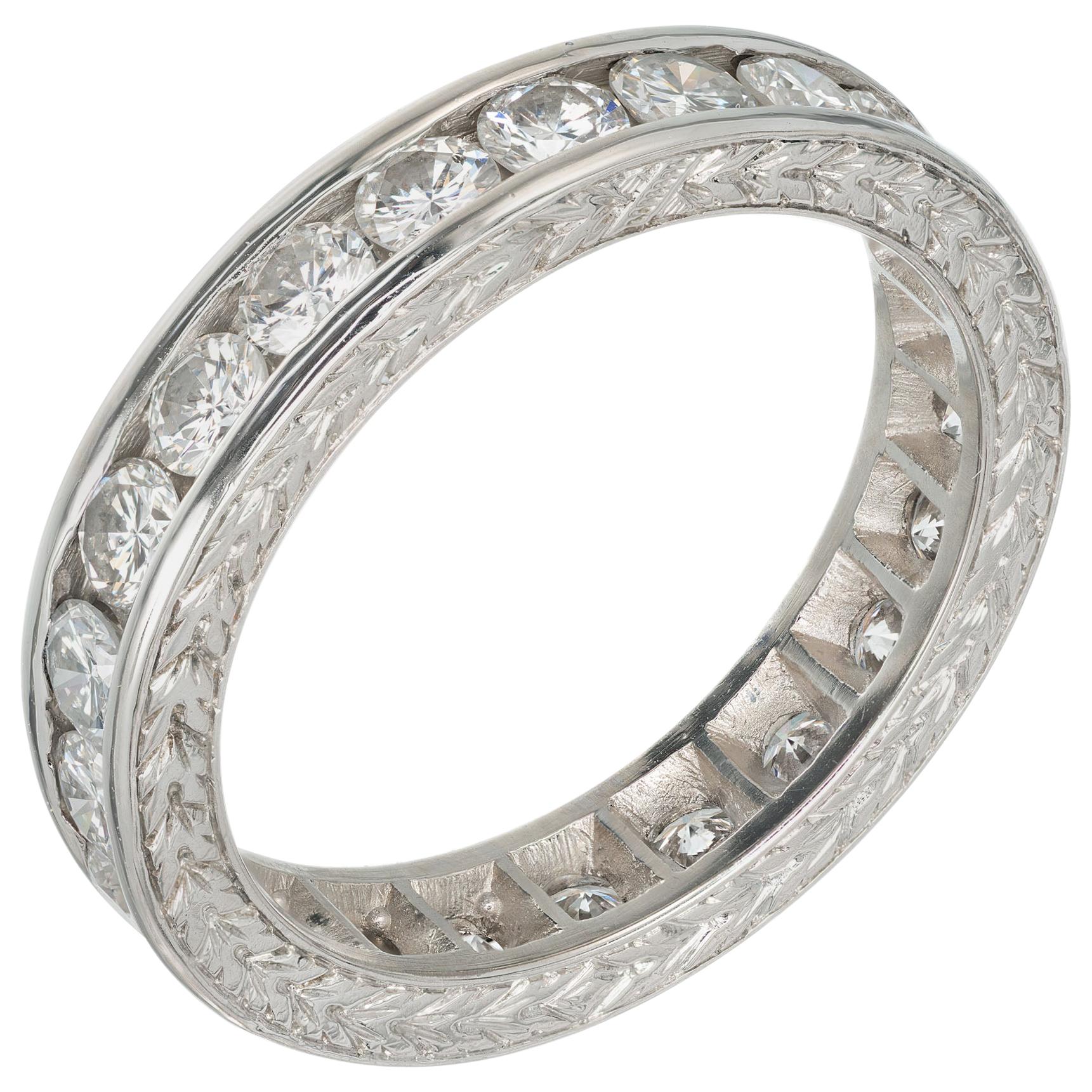 Peter Suchy Alianza Eterna de Platino con Diamantes de 1.55 Quilates