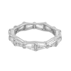 Peter Suchy 1.75 Carat Baguette Diamond Platinum Eternity Wedding Band Ring
