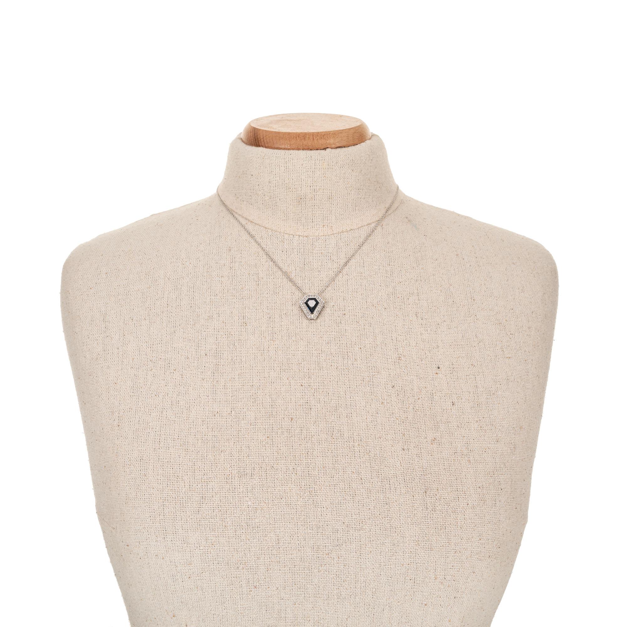 Women's Peter Suchy 1.75 Carat Indicolite Tourmaline Diamond White Gold Pendant Necklace For Sale